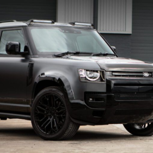 Defender L663 Gloss Black Roof Light Pod Kit 2-lamps