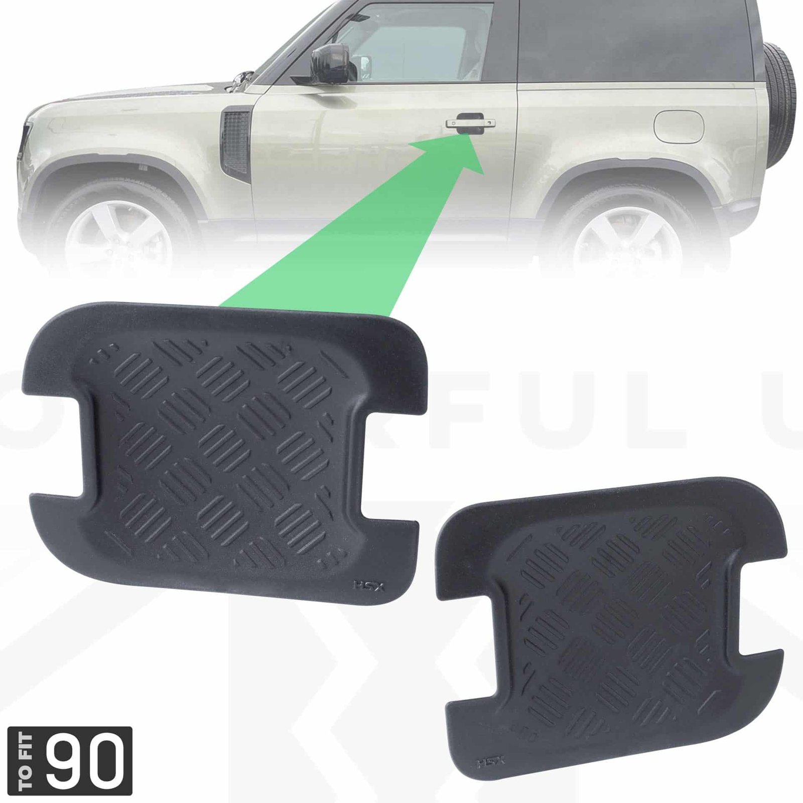 M12 Offroad Lower Door Skirting For Land Rover Defender 110 5-Door – 2mm Chequer Plate