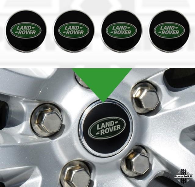 thumbnail interactive-video image 1 of Set Of 4 Land Rover Defender Centre Hub Caps - FRC4377 By AllMakes 4x4/Britpart 1 of 6