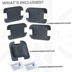 New Defender L663 Door & Tailgate Handle Scuff Plate Full Kit