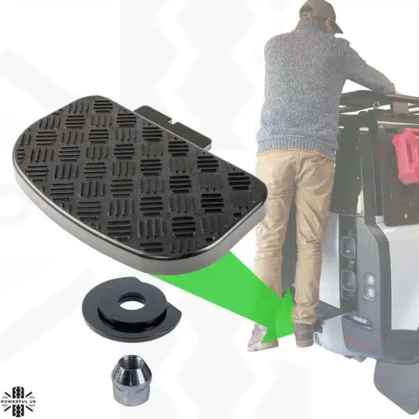 Rear Step Kit met chequer plate top