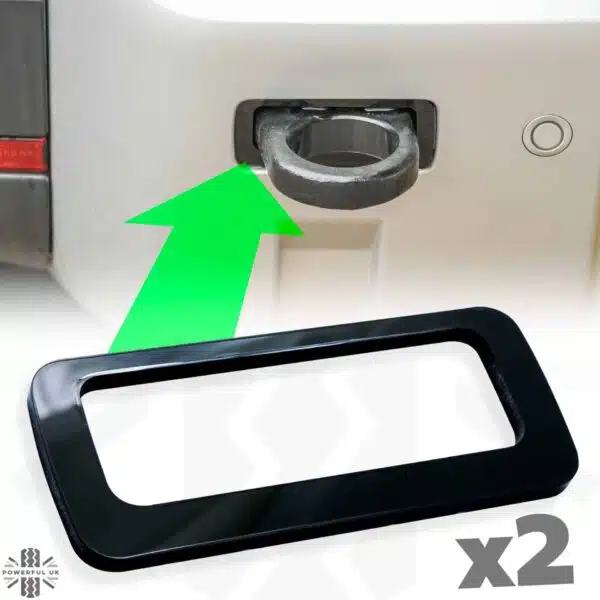 Rear Bumper Tow Loop Finisher Inserts