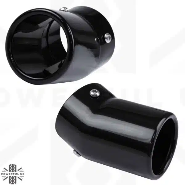 Exhaust Tips for Land Rover Defender L663 - Gloss Black
