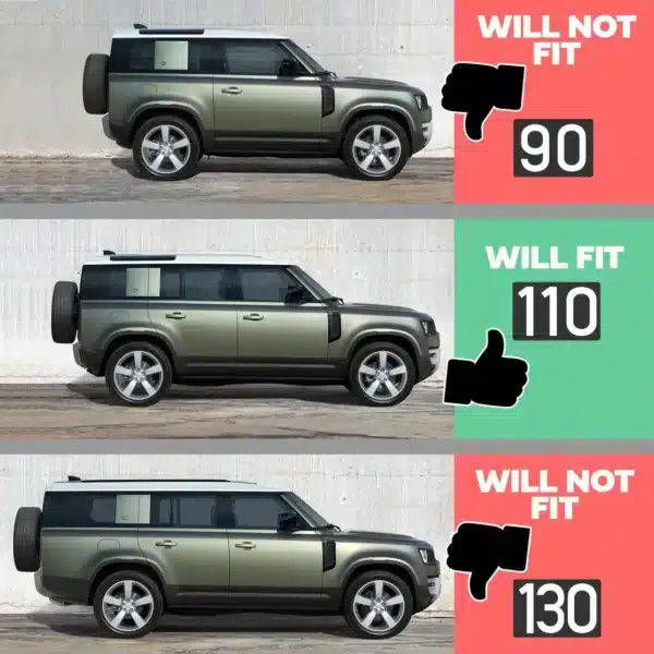 Interior Side Molle Plate for Land Rover Defender 110