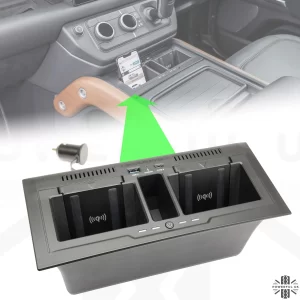 Twin Dock Draadloze Oplader voor Land Rover Defender L663 (2020+)