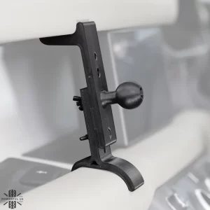 Close-up van klemschroef en pasvorm op Defender L663