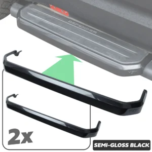 Home 13 Defender L663 90 side step covers zwart