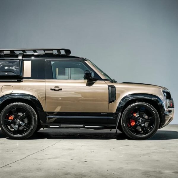 DEFENDER 90 extended wheel arch kit Gloss Black 4-delig