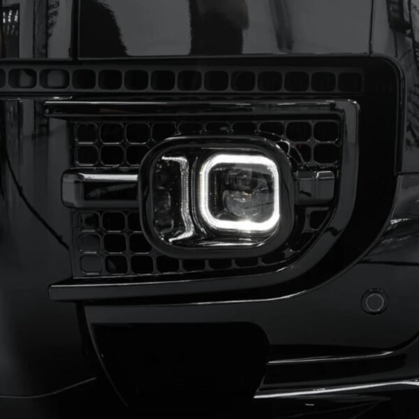 Home 12 Defender L663 Vierkantvormige Mistlicht /Dagrijverlichting compleet met inbouwpaneel.